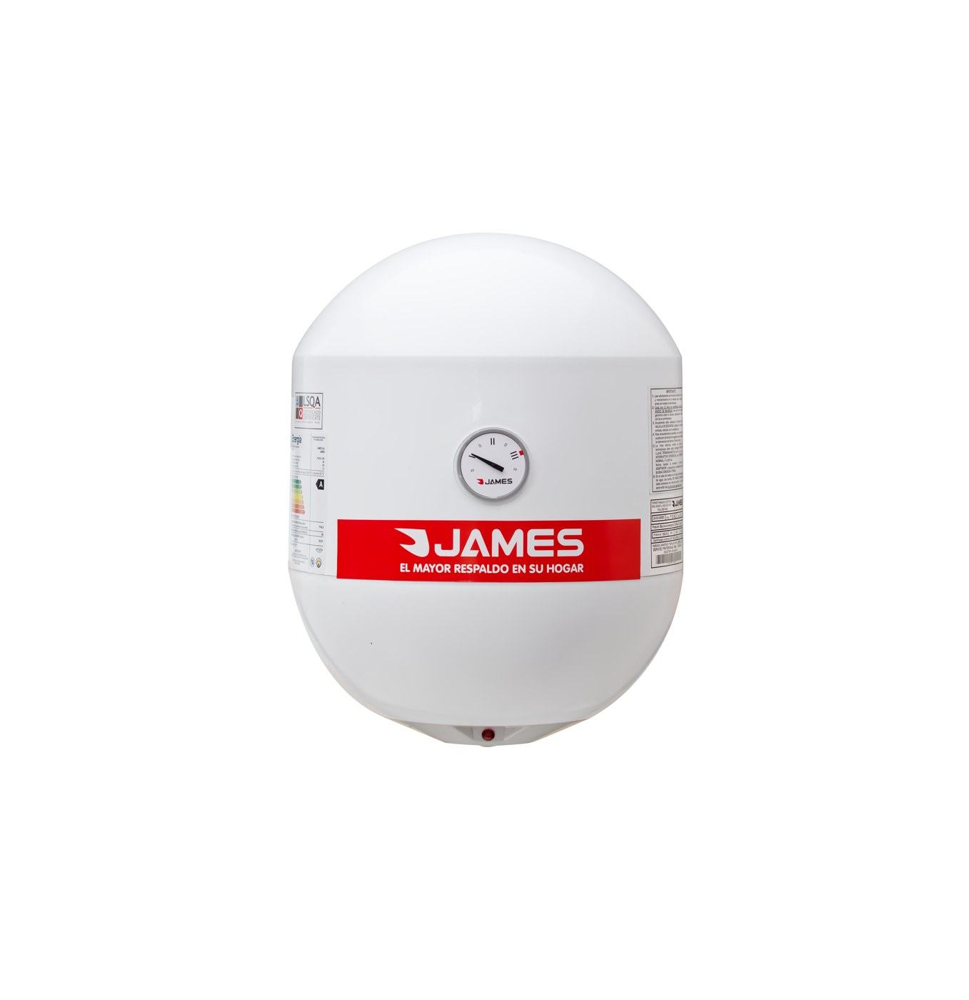 Termotanque James Cilíndrico 30 Litros Eficiencia A