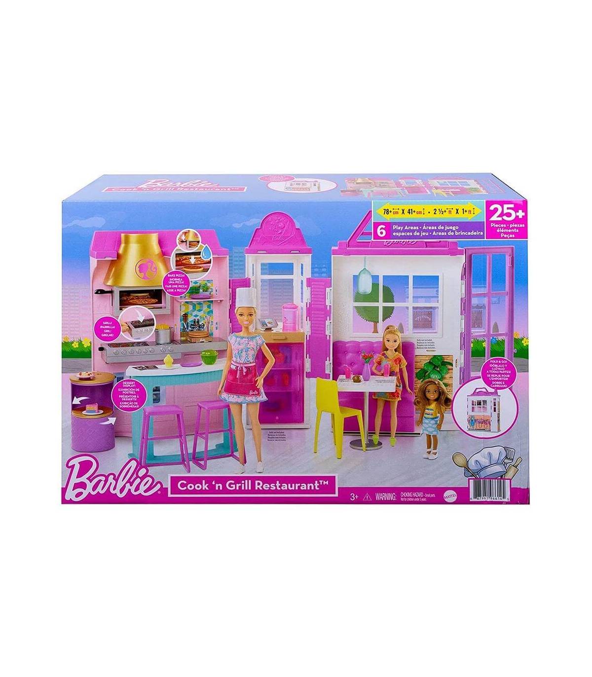 Muñeca Barbie Restaurante