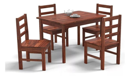 Juego de Comedor Bella 4 Sillas Cera Gisbon