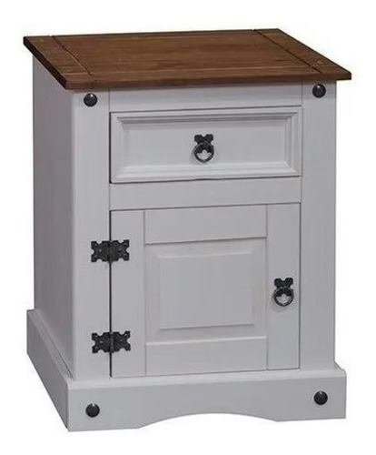 Mesa de Luz Línea Mexicana VB-381 Blanca Gisbon
