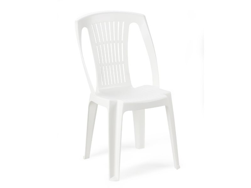 Silla de Jardín Stella Blanca sin Posabrazos