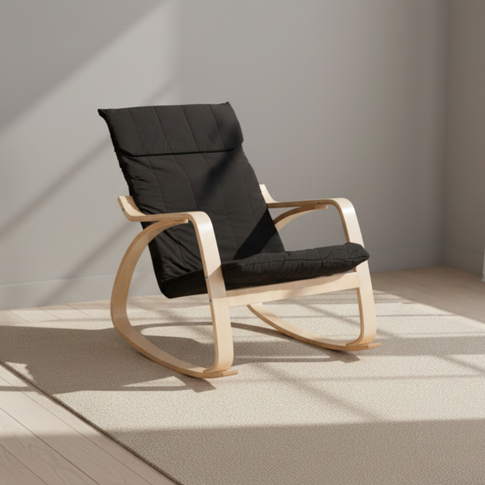 Sillón Flex de Madera y Tela