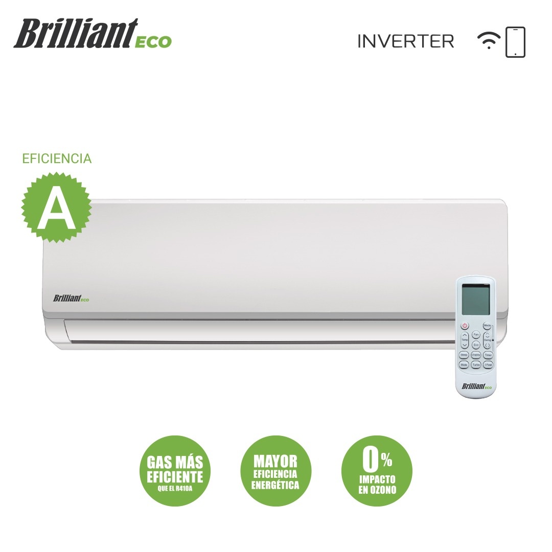 Aire Acondicionado Inverter 12000 Btu Brilliant