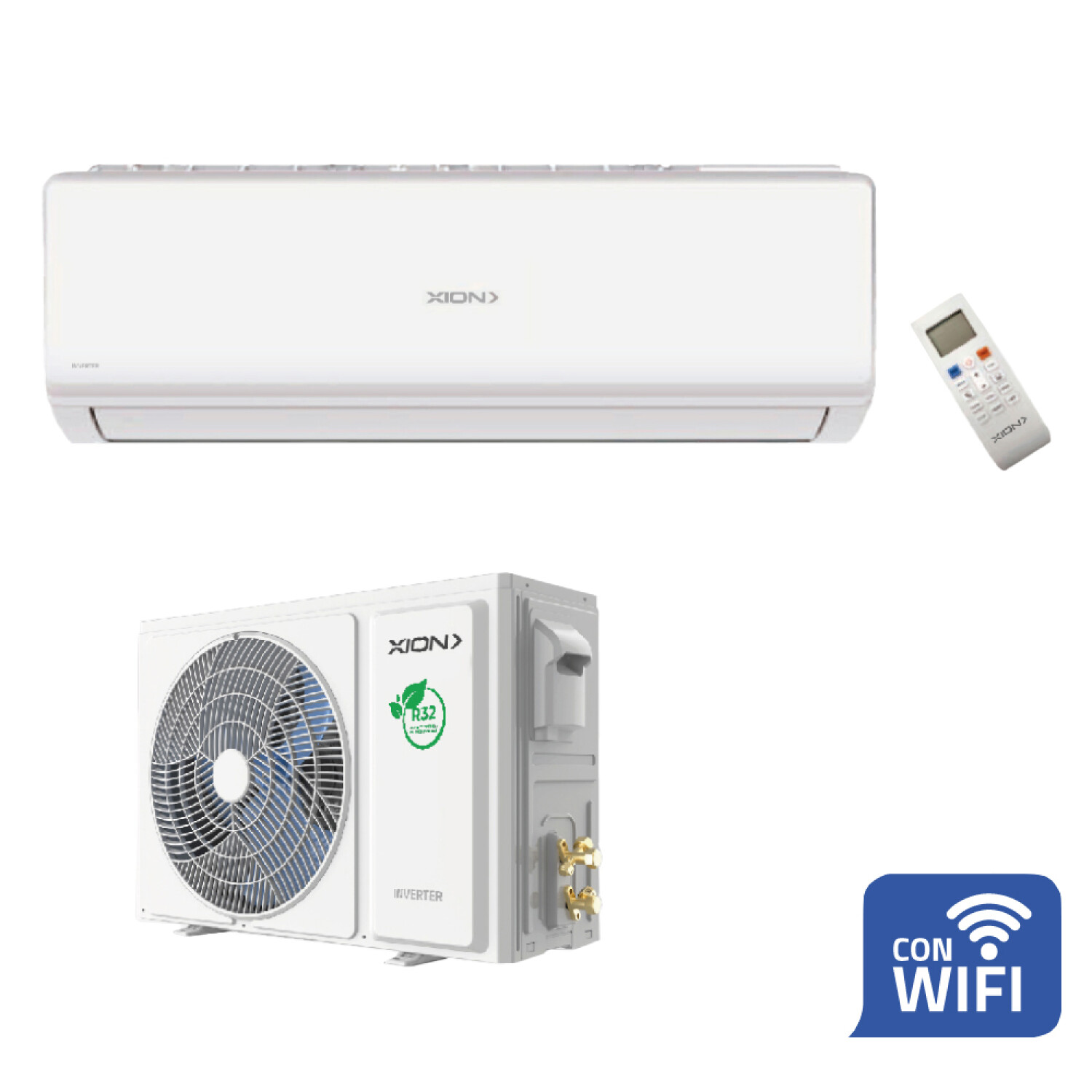 Aire Acondicionado Inverter 12000 Btu Wifi Xion AAS12INVWIFI-2