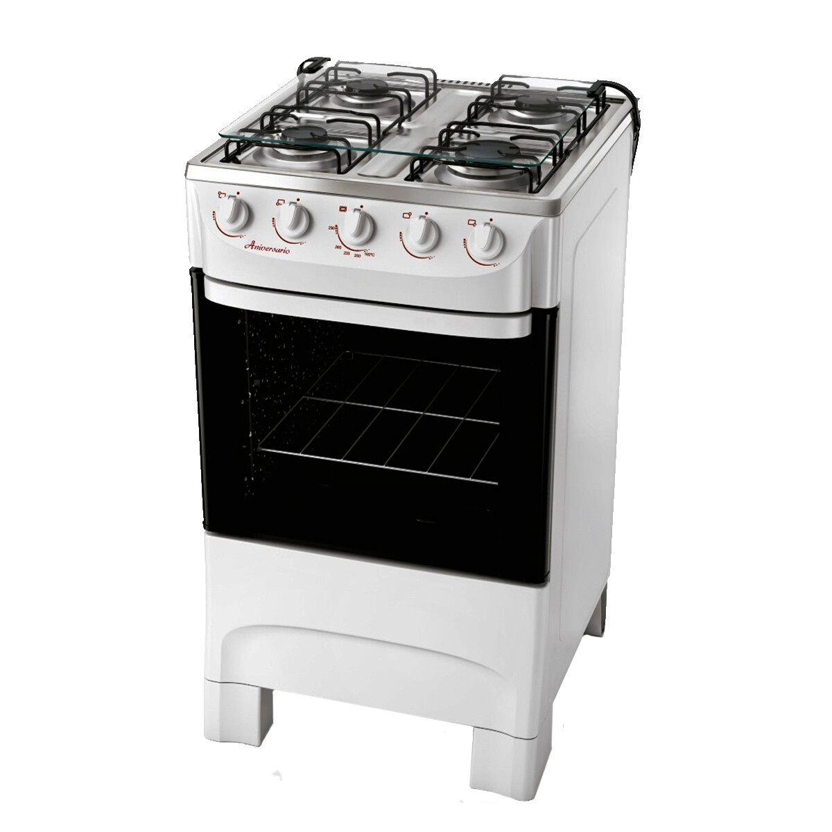 Cocina a Gas TEM Mastercook Aniversario 4 Hornallas