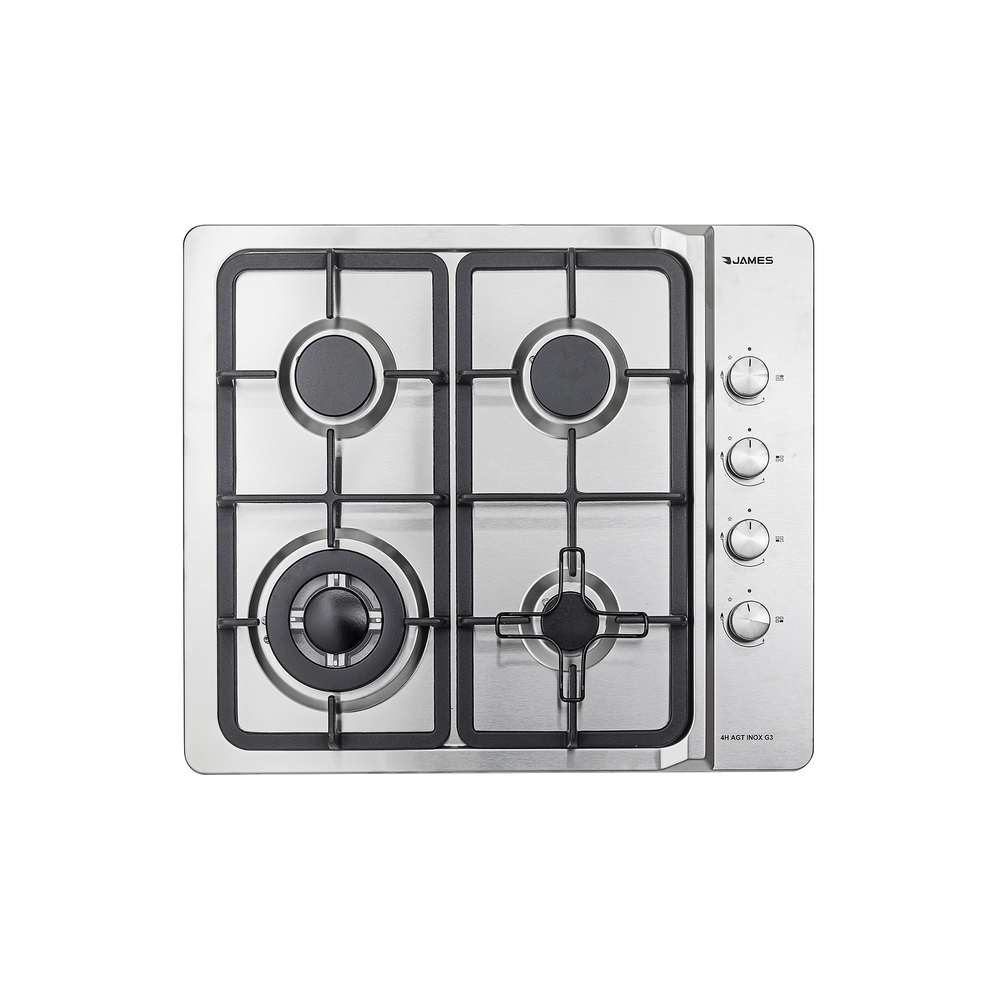 Anafe James 4 Hornallas AG Inox