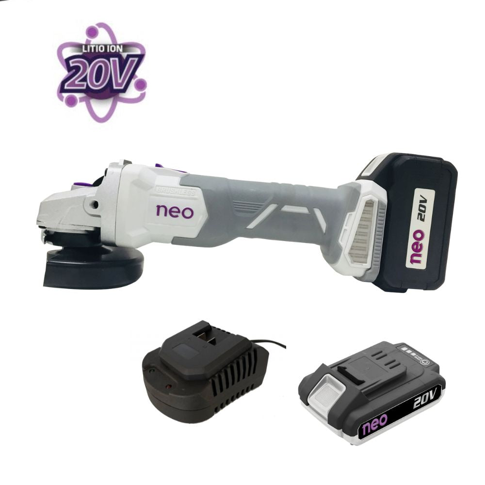 Amoladora Angular Neo 115mm 20V a Batería