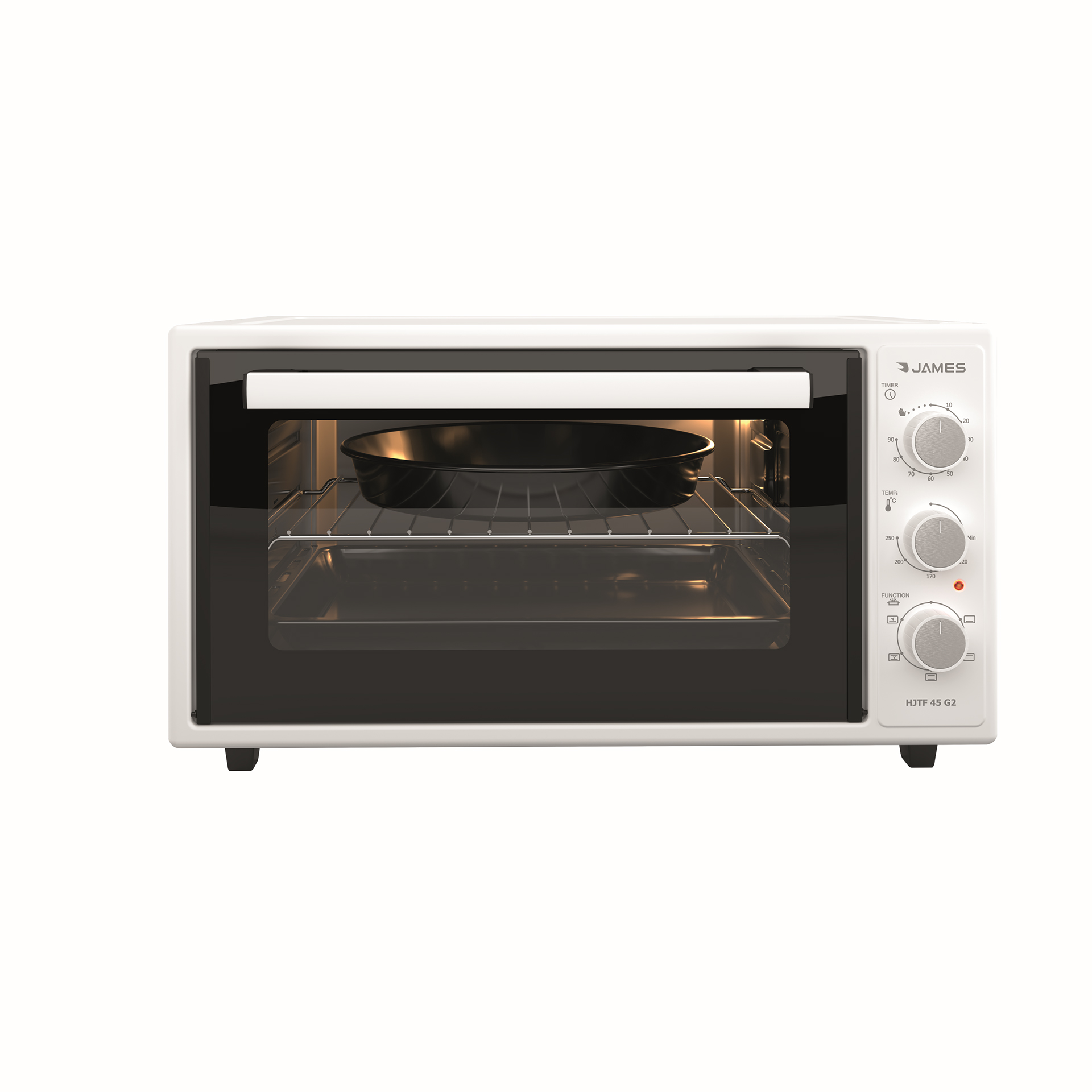 Horno Eléctrico de Sobremesa James 45 Litros HJTF45 G2