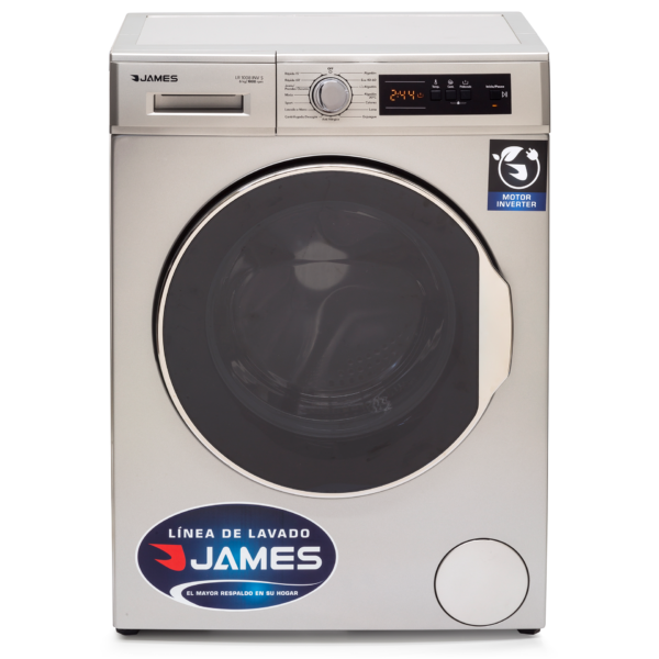 Lavarropas James LR1008 Silver Inverter