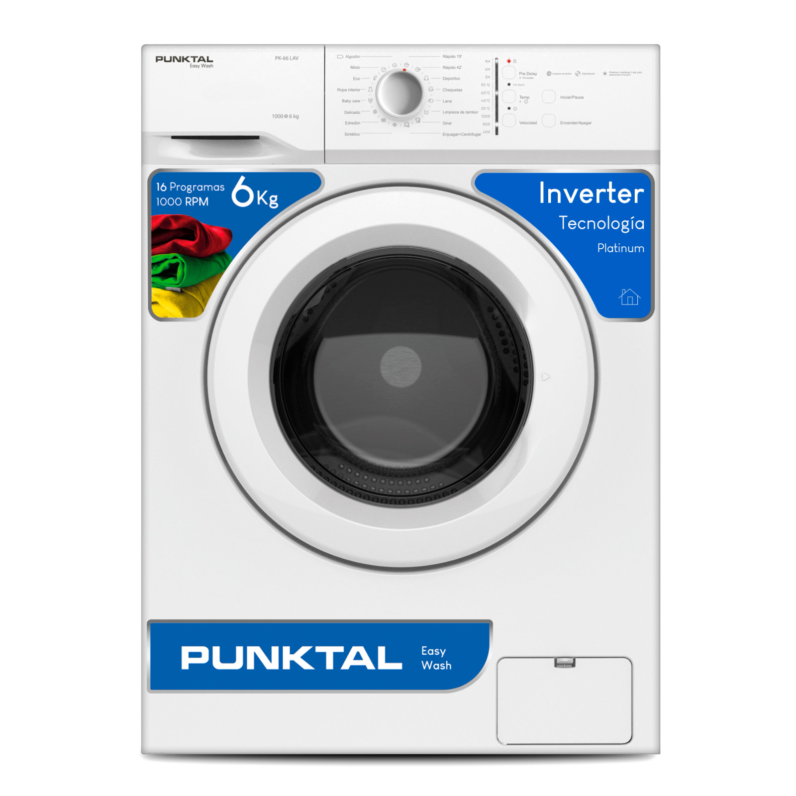 LAVARROPAS 6KG INVERTER PK-66 INV
