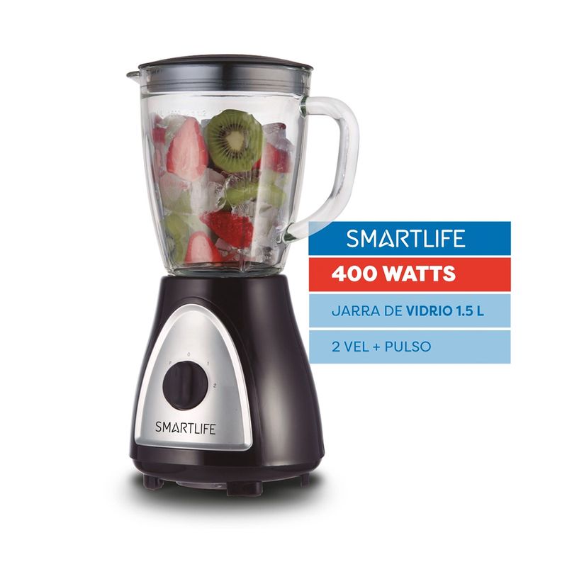 Licuadora SmartLife 1.5 Litros SL-BL1008B