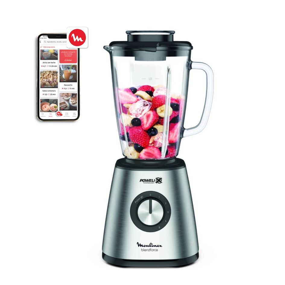 Licuadora Moulinex Blendforce 2 Jarra de Vidrio LM430510