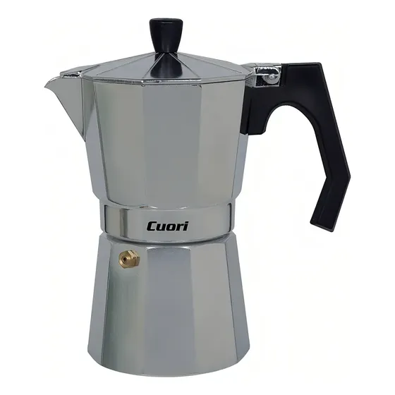 Cafetera Italiana Cuori Mokka 9 Pocillos