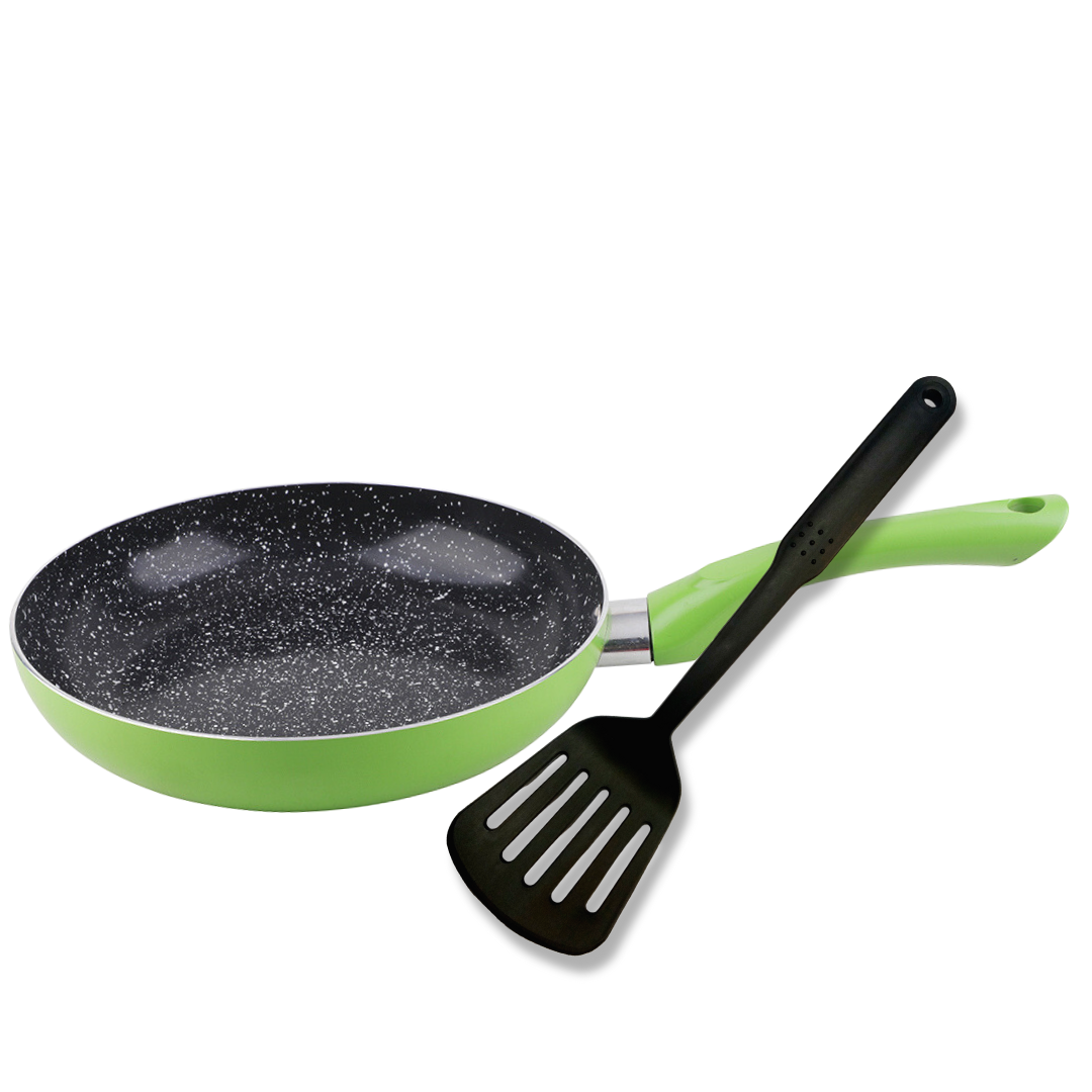 Sartén Cuori 26 cm Verde/Negro
