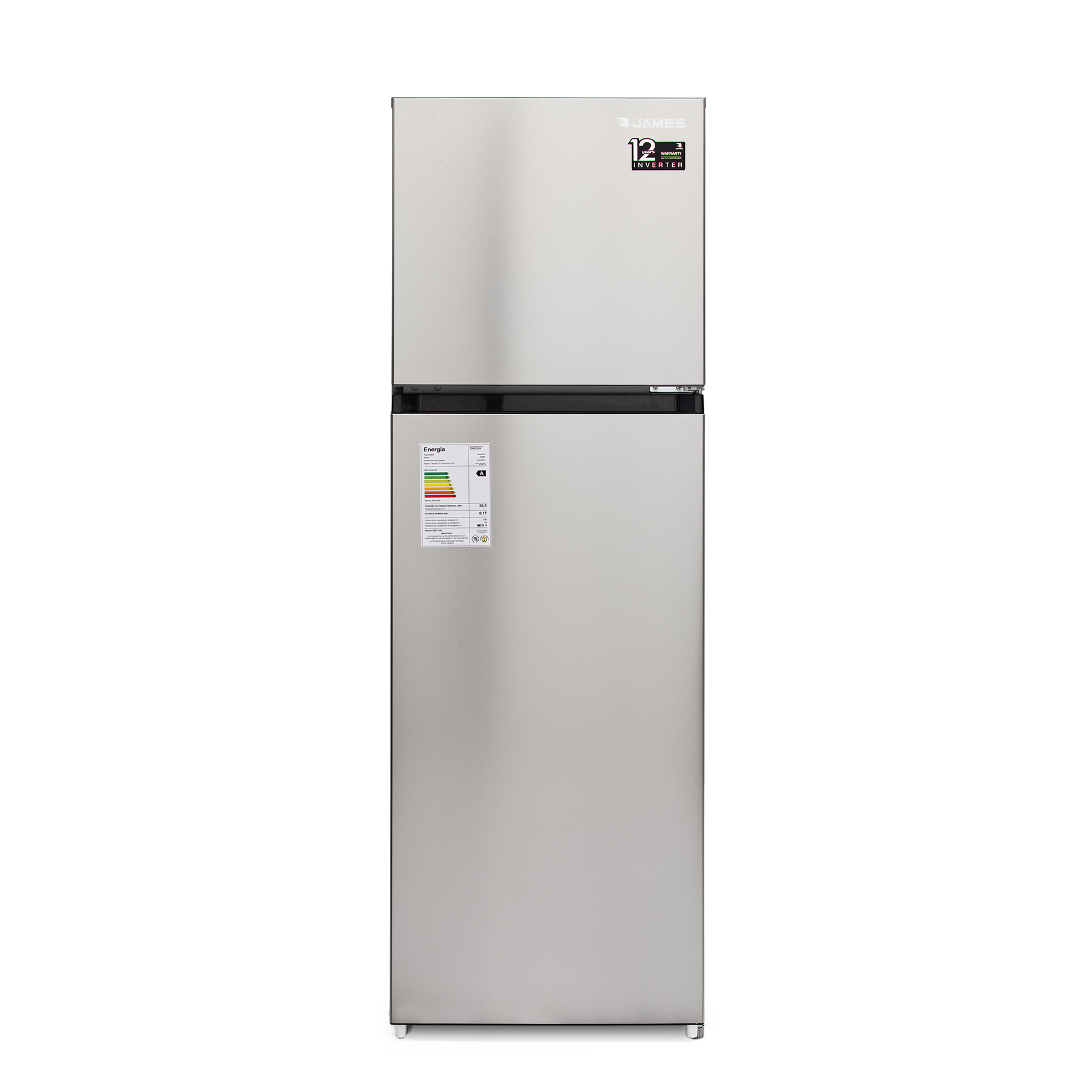 Refrigerador James RJ301 Inverter Inox