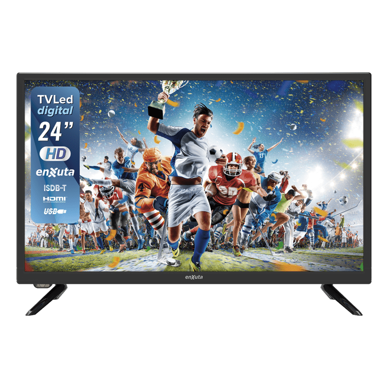 TV LED Enxuta 24'' LEDENX1224D1K