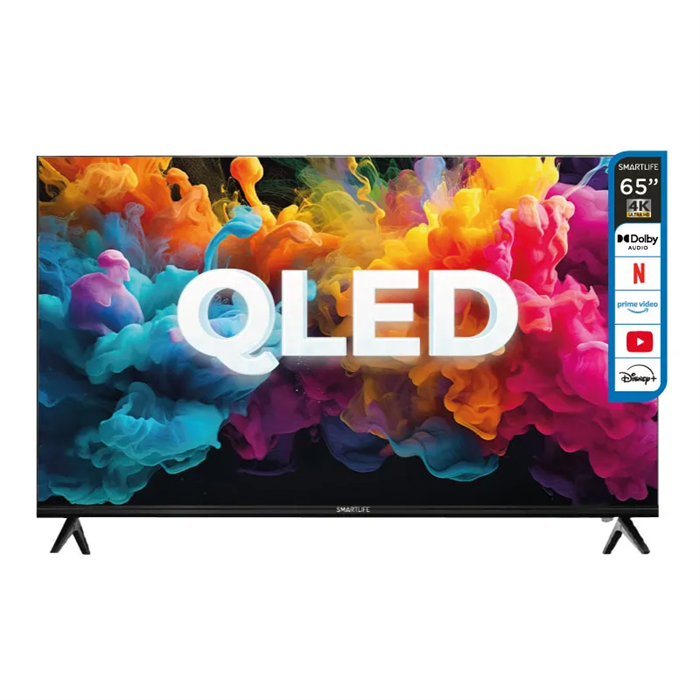 Smart TV QLED 65" Smartlife SL-TVQ65SMT
