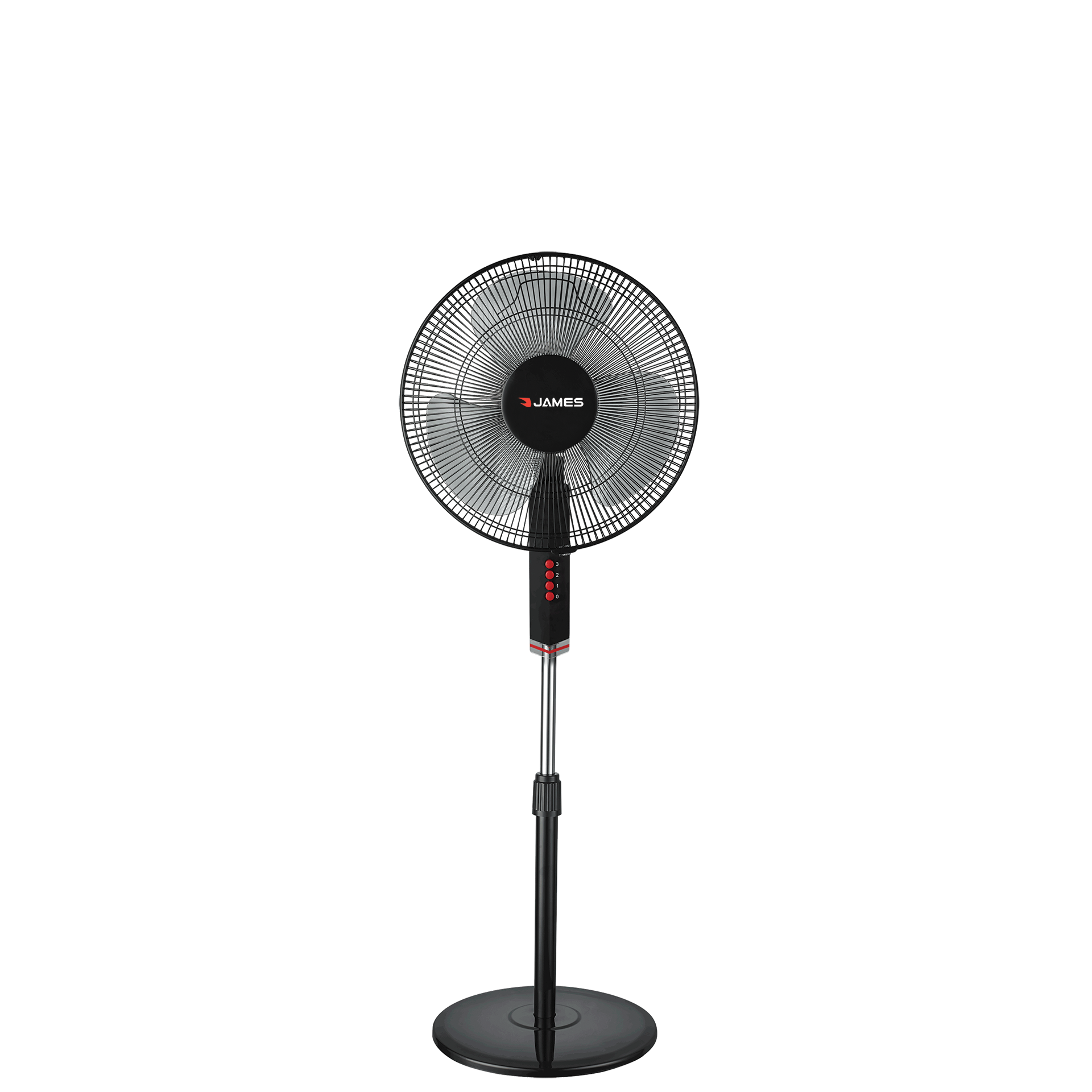 Ventilador de Pie James VP-170BK Negro 40cm Oscilante