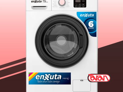 Lavarropas Enxuta 6 KG LENX0650DW
