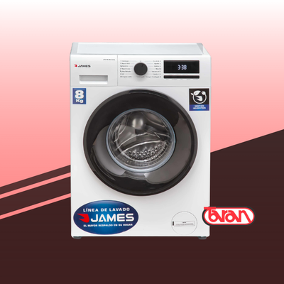 LAVARROPA CARGA FRONTAL 10 KG INVERTER JAMES LR 1016 INV G4 BL