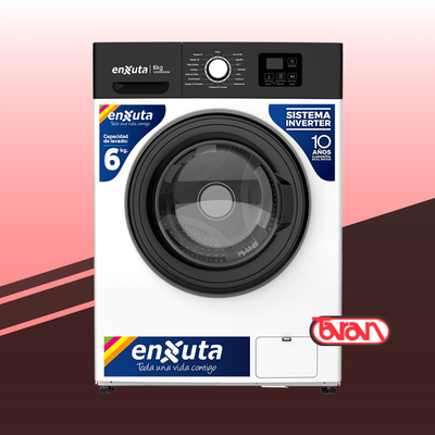 LAVARROPA CARGA FRONTAL 6 KG ENXUTA LENX0650DW