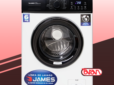 Lavarropas James LR 1006 INV G7 W