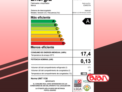 REFRIGERADORES FRIO HUMEDO ENXUTA RENX14 - 215FHW