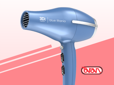 SECADOR GA.MA Blue Titanio 3D Therapy