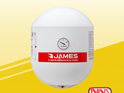TERMOTANQUE DE ACERO CILINDRICO 30 LITROS EFICIENCIA A JAMES P 30 AC G2