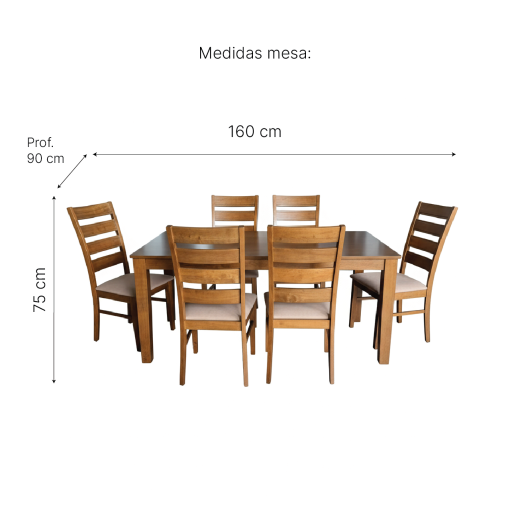 JGO DE COMEDOR MARTINI - Imagen 3