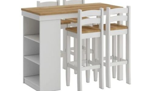 desayunador-cocina-comedor-4-bancos-madera-blanco-desayunador-cocina-comedor-4-bancos-madera-blanco